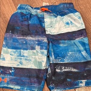 Under Armour Bathing Suit Swim Trunks Youth Large